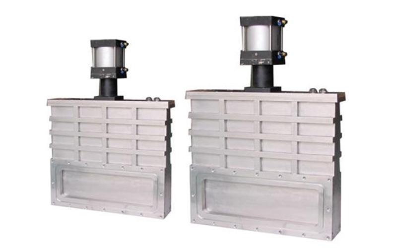 Электрический сверхбольшой вакуумный шиберный клапан