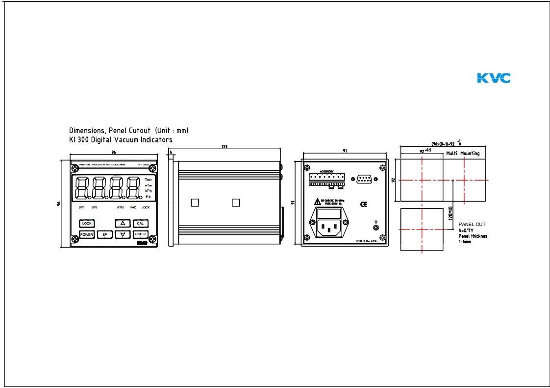 Цифровой индикатор KI300