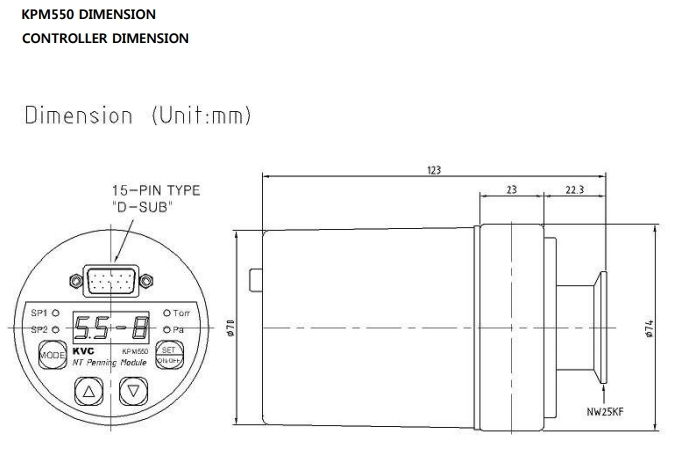 Датчик Пеннинга KVC