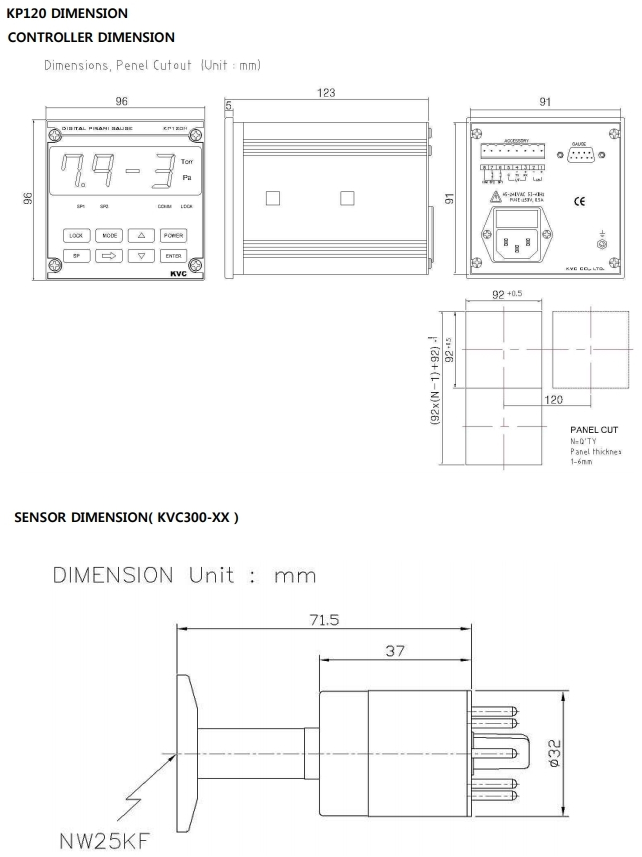 Контроллер KP120N